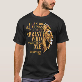 Camiseta Puedo Hacer Todas Las Cosas León Cristiano Dios