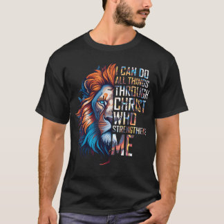 Camiseta Puedo hacer todas las cosas por medio de Cristo Le