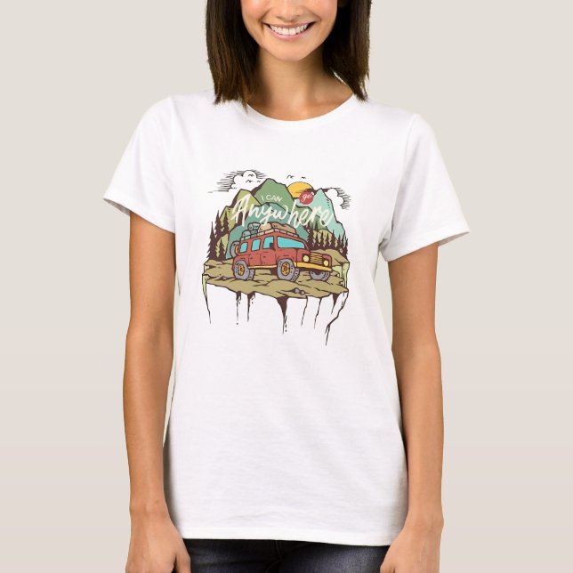 Camiseta Puedo ir a cualquier lugar (Anverso)