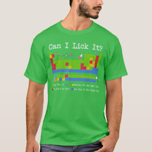 Camiseta ¿Puedo Lamerlo divertida tabla periódica ciencia n