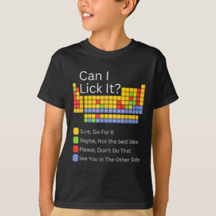 Camiseta ¿Puedo Leer A Niños Estudiantes De Mesa Periódica?