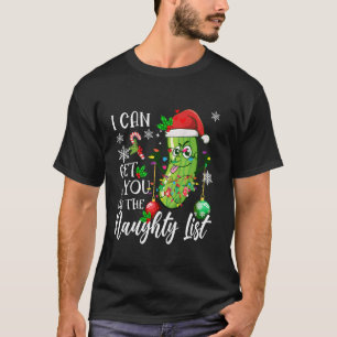 Camiseta Puedo llevarte a la lista de traviesos de Santa Pi