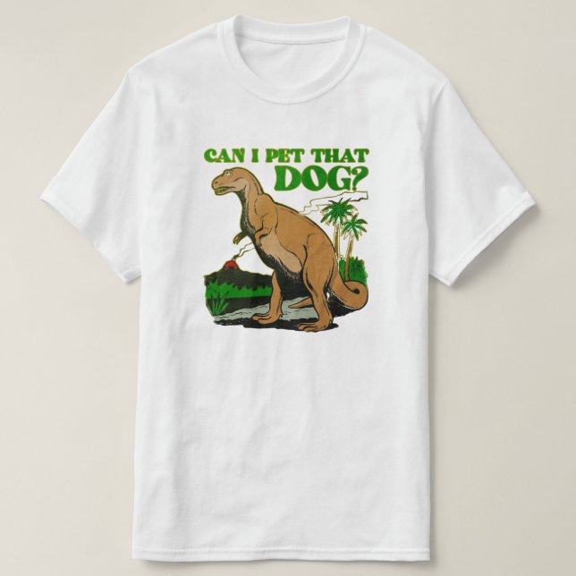 CAMISETA ¿PUEDO MASCOTA A ESE PERRO? (Diseño del anverso)
