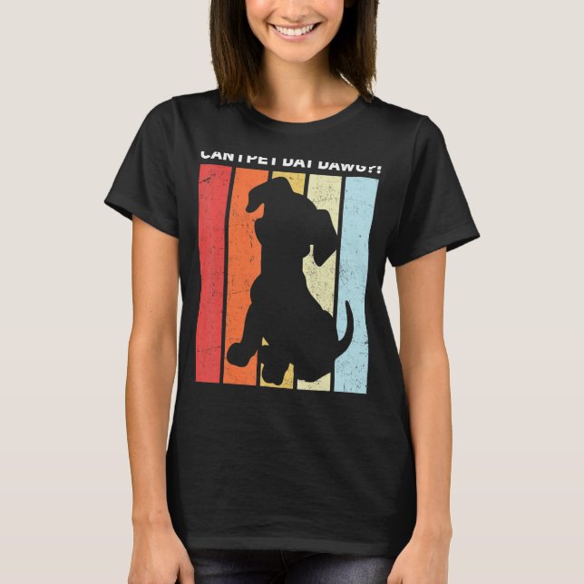 Camiseta ¿Puedo Mascota Dat Dawg? (Anverso)