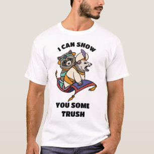 Camiseta Puedo Mostrarles Raccoon De Basura