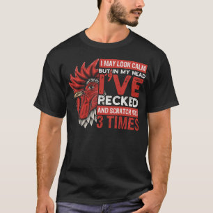 Camiseta Puedo Parecer Tranquilo Pero En La Cabeza Iu2019ve