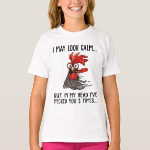Camiseta Puedo parecerme tranquilo, pero mi cabeza te he re