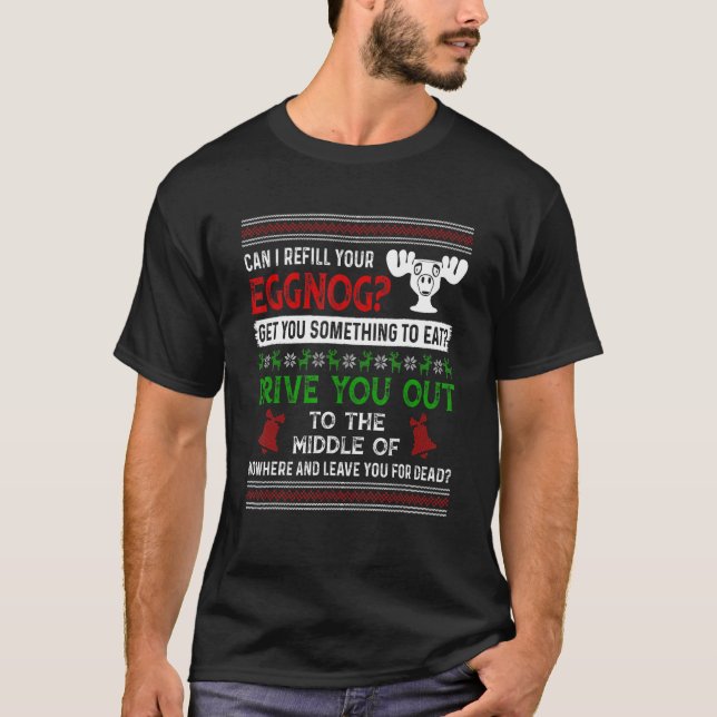 Camiseta ¿Puedo Rellenar De Nuevo A Sus Navidades De La Fam (Anverso)