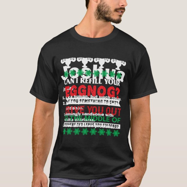 Camiseta ¿Puedo Rellenar Su Cita De Vacaciones De Navidades (Anverso)
