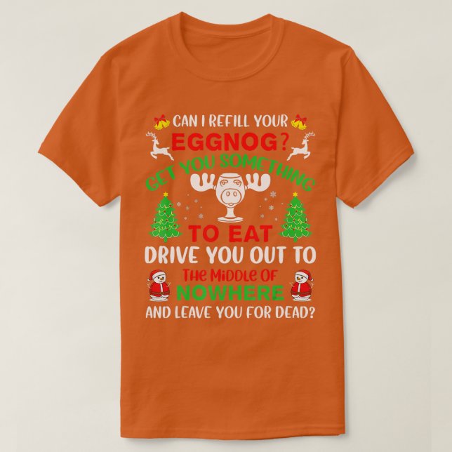 Camiseta ¿Puedo Rellenar Su Cita De Vacaciones De Navidades (Diseño del anverso)