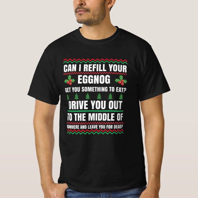 Camiseta ¿Puedo Rellenar Tu Película De Navidades De Huevos (Anverso)