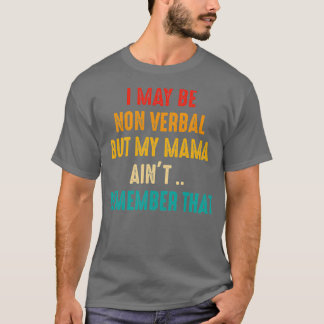 Camiseta Puedo Ser Conciencia No Verbal Del Autismo No Verb