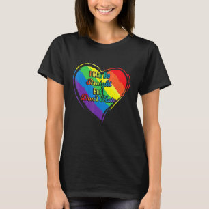 Camiseta Puedo Ser Directo Pero No Odio El Orgullo Gay Lgbt