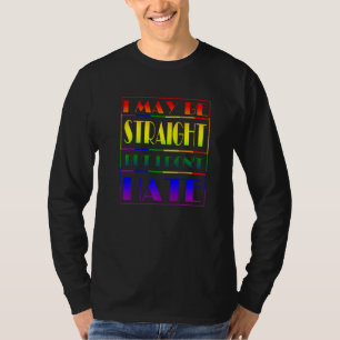 Camiseta Puedo ser franco, pero no odio a Lgbt, aliado orgu