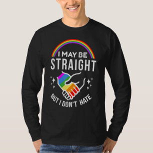 Camiseta Puedo ser franco pero no odio a Lgbt Gay Lesbia