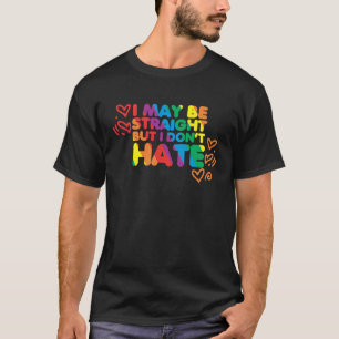 Camiseta Puedo ser franco pero no odio el apoyo del Orgullo