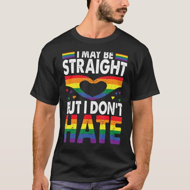 Camiseta Puedo ser franco pero no odio el orgullo gay de Lg (Anverso)