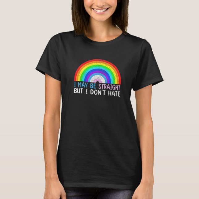 Camiseta Puedo ser franco pero no odio el orgullo gay de Lg (Anverso)