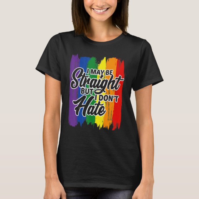 Camiseta Puedo ser franco pero no odio el orgullo gay de Lg (Anverso)