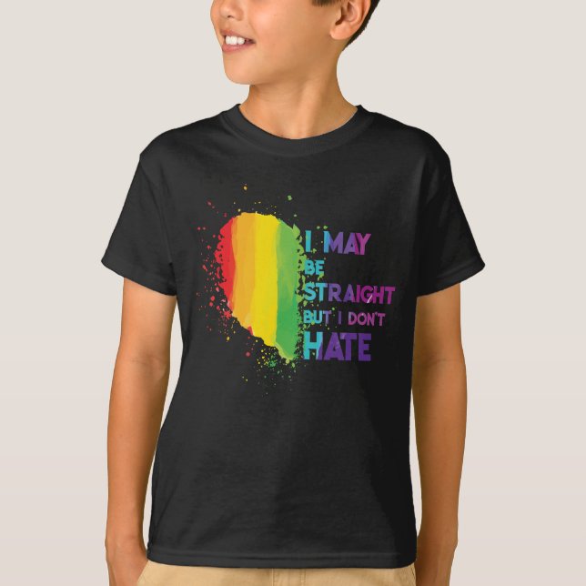 Camiseta Puedo ser franco pero no odio el orgullo gay LGBTQ (Anverso)