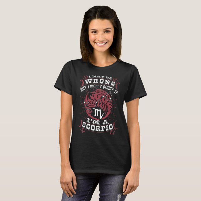 Camiseta Puedo ser incorrecto pero dudo altamente que yo (Anverso completo)