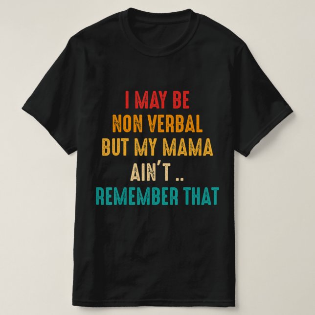 Camiseta Puedo Ser No Verbal No-Verbal Autism Awareness T-S (Diseño del anverso)