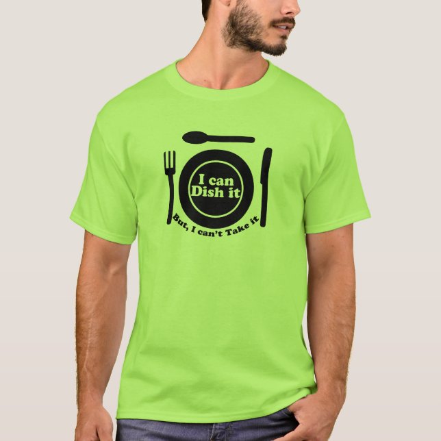 Camiseta Puedo servirlo, pero no puedo tomarlo (Anverso)
