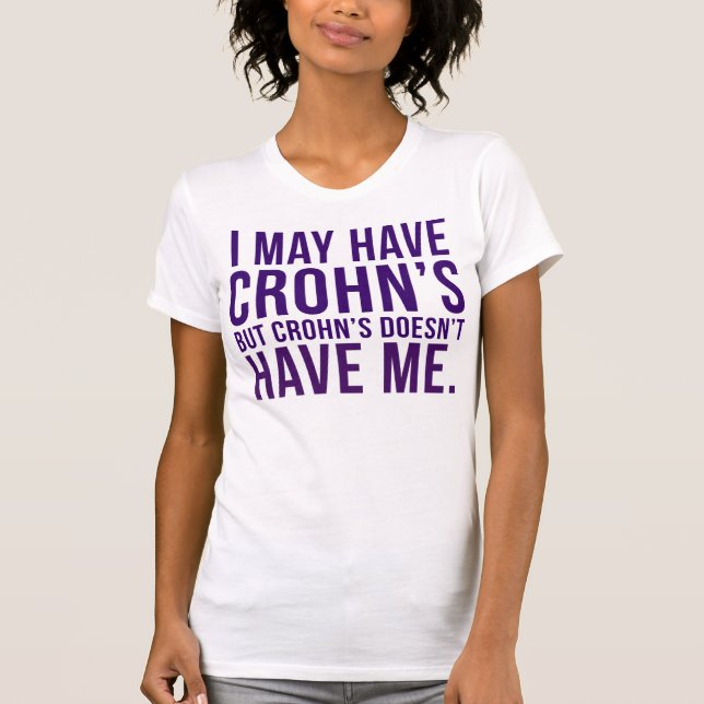 Camiseta Puedo tener Crohn, pero Crohn no me tiene (Anverso)