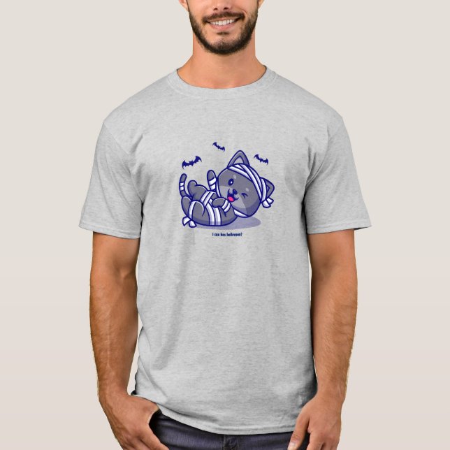 Camiseta ¿Puedo tener Halloween? (Anverso)