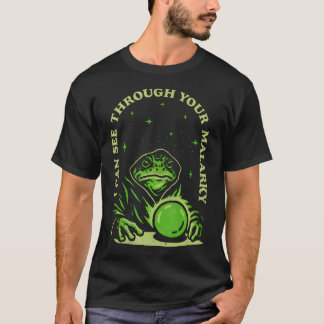 Camiseta Puedo Ver a Través de Tu Hechicero Rana de Tonterí