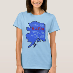 CAMISETA ¡PUEDO VER RUSIA DE MI CASA!