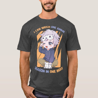 Camiseta Puedo Ver Una Temporada De Anime En Una Noche - Ka