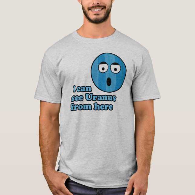Camiseta Puedo ver Urano de aquí (Anverso)