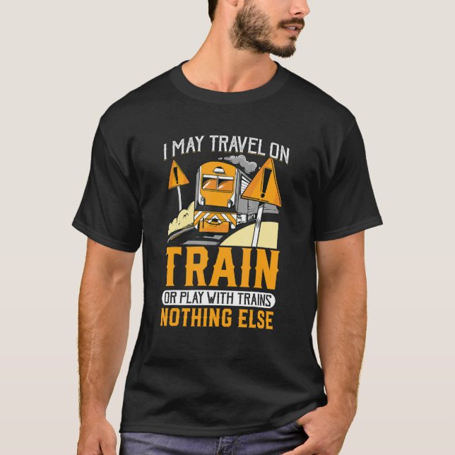 Camiseta Puedo Viajar En Tren Ferroviario Ingeniero Gr (Anverso)