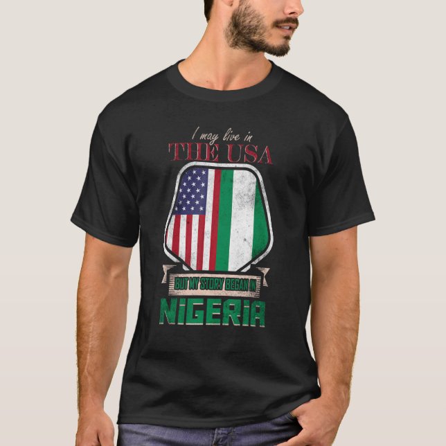 Camiseta Puedo Vivir En Ee.Uu. Pero Mi Historia Comenzó En  (Anverso)