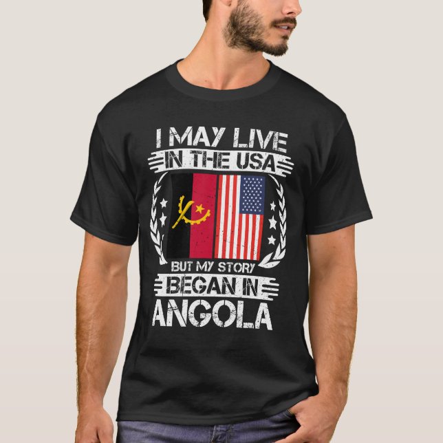 Camiseta Puedo Vivir En EEUU Pero Mi Historia Comenzó En An (Anverso)