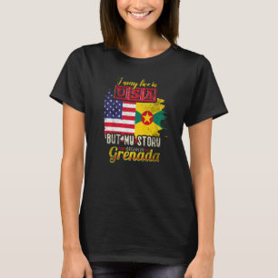 Camiseta Puedo Vivir En Eeuu Pero Mi Historia Comenzó En Gr