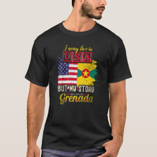 Camiseta Puedo Vivir En Eeuu Pero Mi Historia Comenzó En Gr