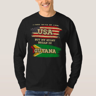 Camiseta Puedo Vivir En Eeuu Pero Mi Historia Comenzó En Gu