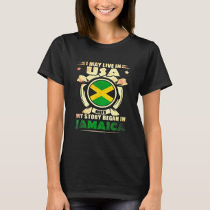 Camiseta Puedo Vivir En Eeuu Pero Mi Historia Comenzó En Ja