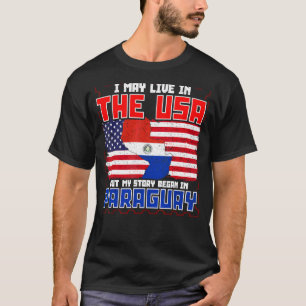 Camiseta Puedo Vivir En Eeuu Pero Mi Historia Comenzó En Pa