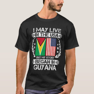 Camiseta Puedo Vivir En EEUU Pero Mi Historia Empezó En Guy