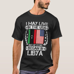 Camiseta Puedo Vivir En EEUU Pero Mi Historia Empezó En Lib