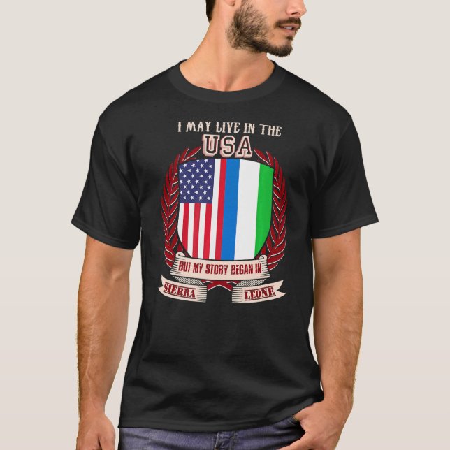 Camiseta Puedo Vivir En Eeuu Pero Mi Historia Empezó En Sie (Anverso)
