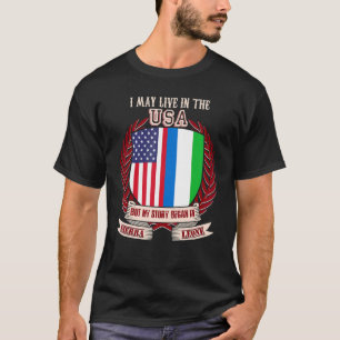 Camiseta Puedo Vivir En Eeuu Pero Mi Historia Empezó En Sie
