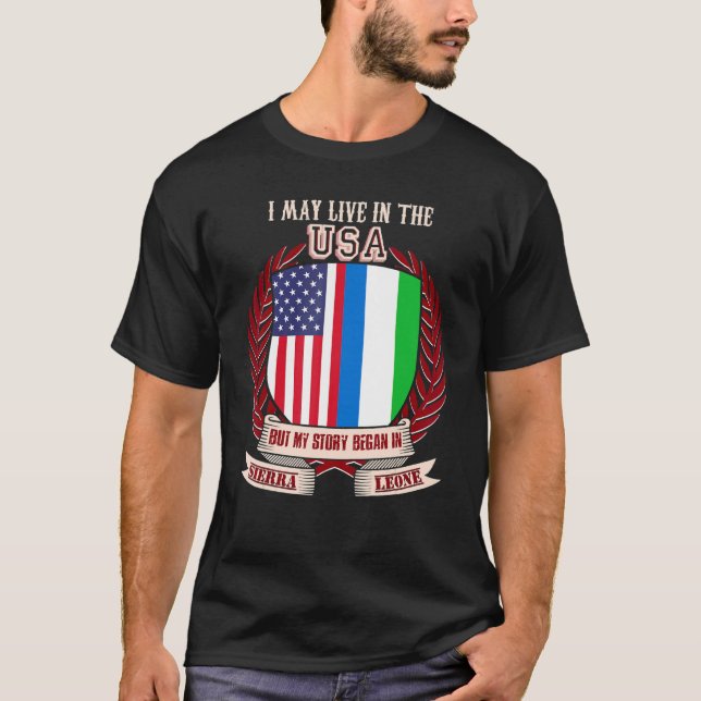 Camiseta Puedo Vivir En Eeuu Pero Mi Historia Empezó En Sie (Anverso)