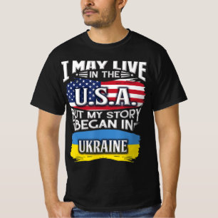 Camiseta Puedo Vivir En EEUU Pero Mi Historia Empezó En Ucr