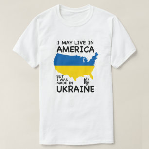 Camiseta Puedo vivir en Estados Unidos pero me hicieron en