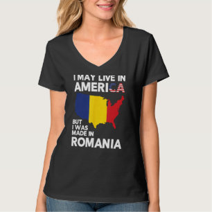 Camiseta Puedo vivir en Estados Unidos pero me hicieron en 