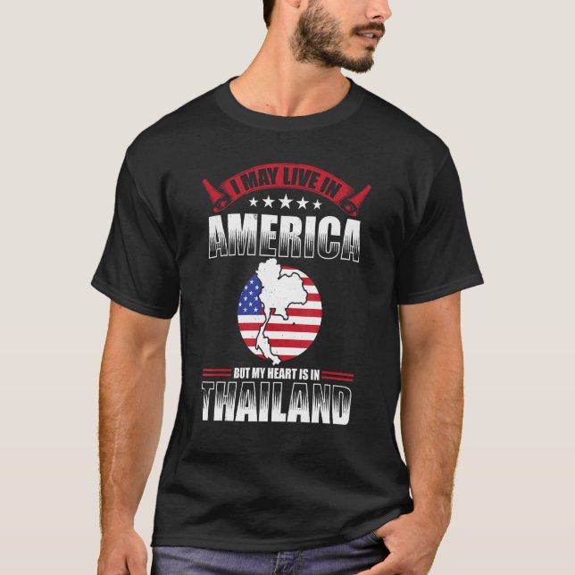 Camiseta Puedo Vivir En Estados Unidos Pero Mi Corazón Está (Anverso)